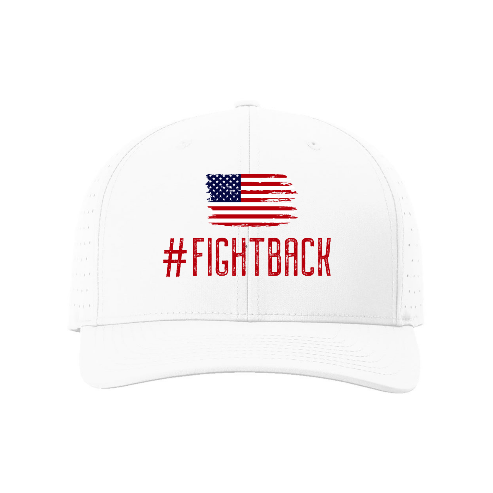 FightBack White Hat - Performance Hat